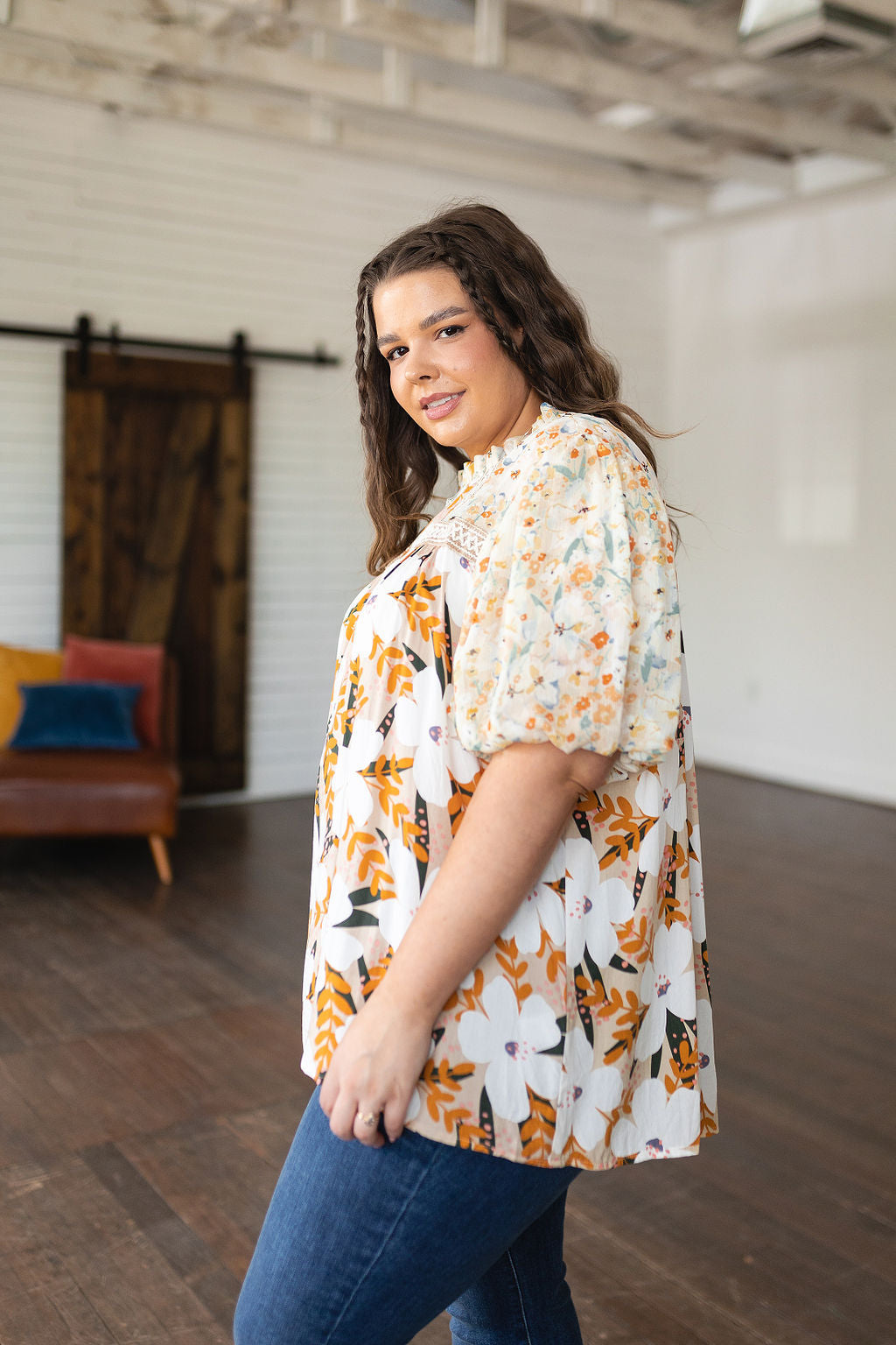 Top floral mixto Daydreamer