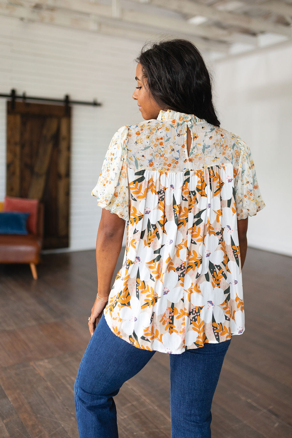 Top floral mixto Daydreamer