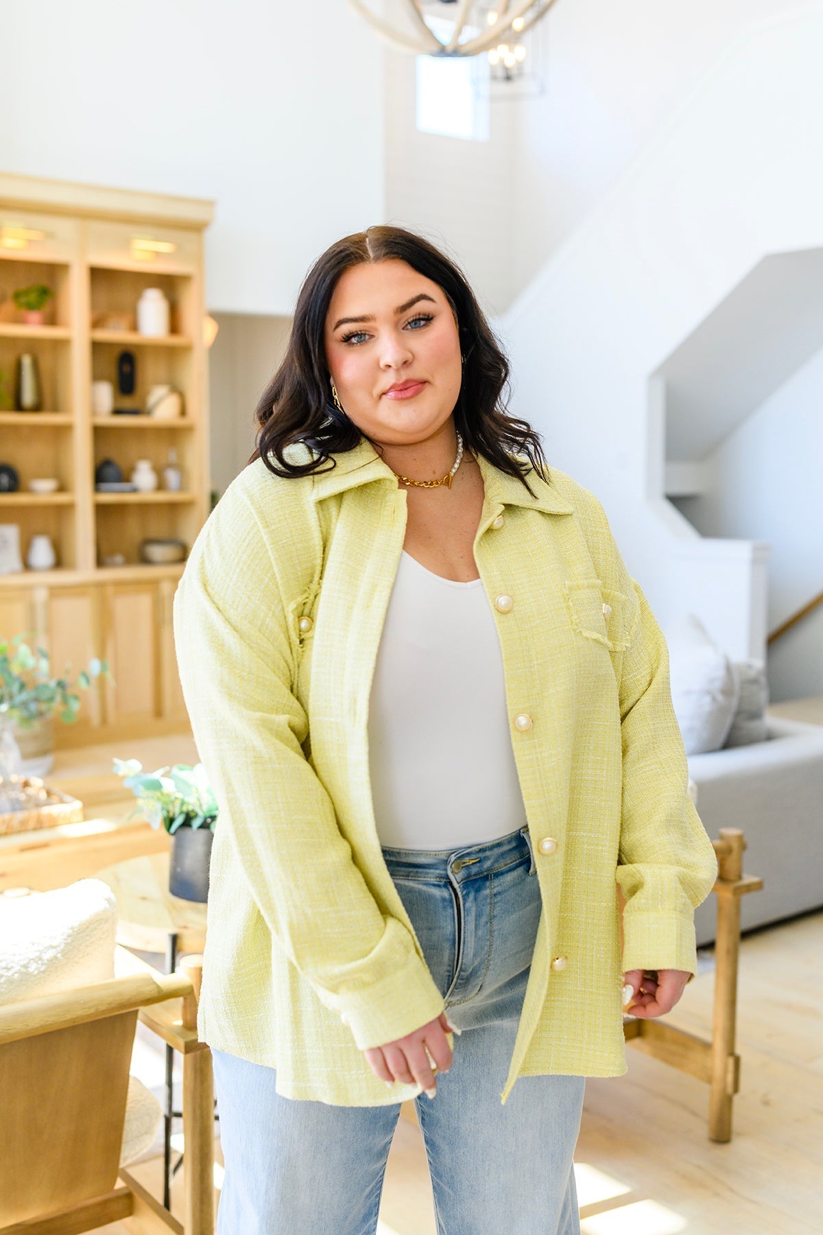 Chaqueta Daydreams en amarillo