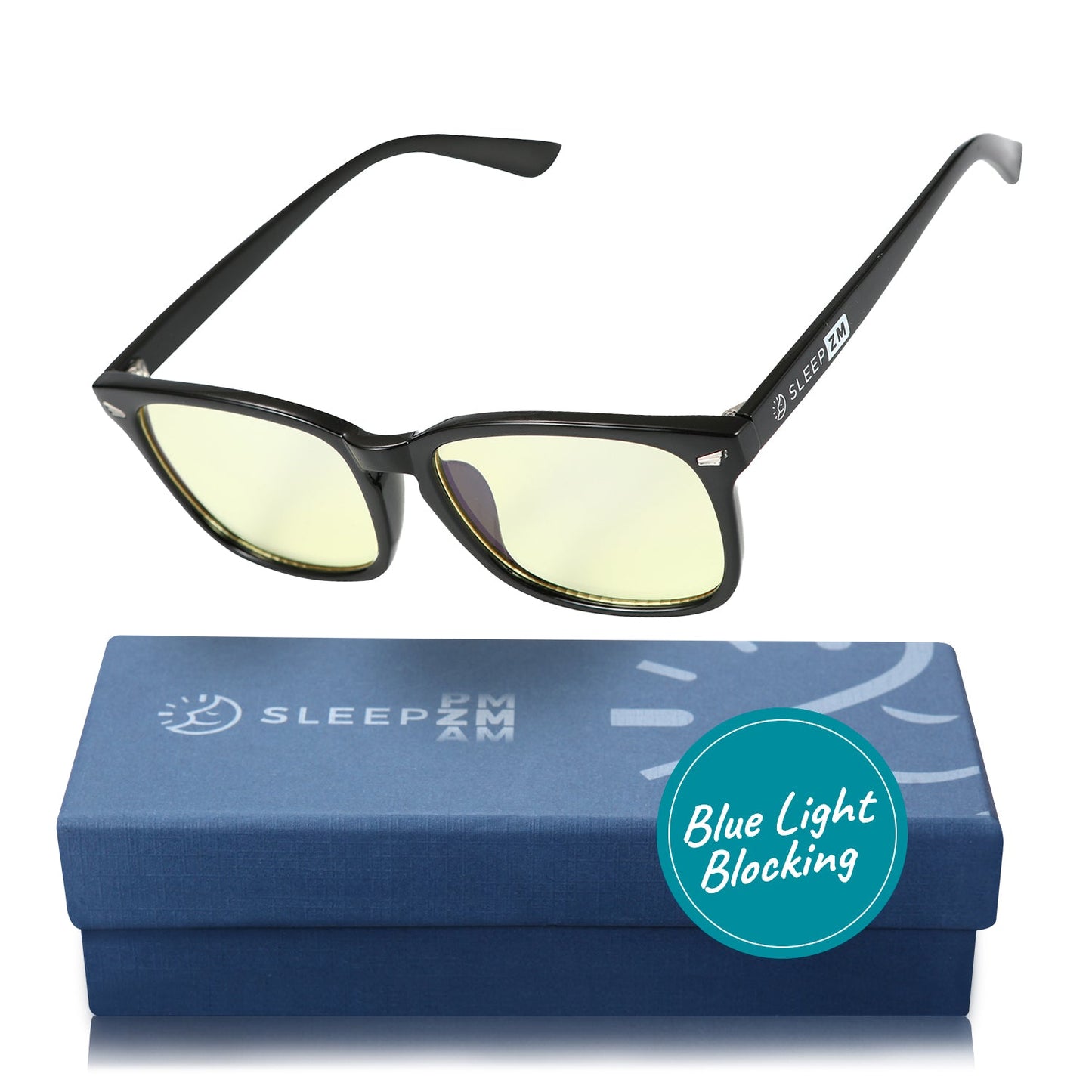 DaytimeMax Wayfarer Blue Blocking Glasses - Black