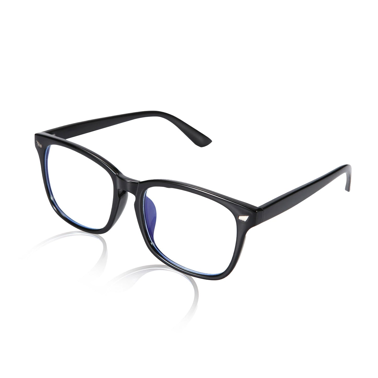 Daytime Wayfarer Blue Light Reading Glasses - Black 2.0x