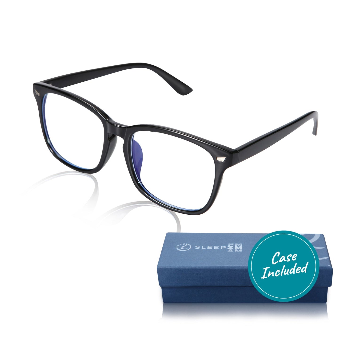 Daytime Wayfarer Blue Light Reading Glasses - Black 3.0x