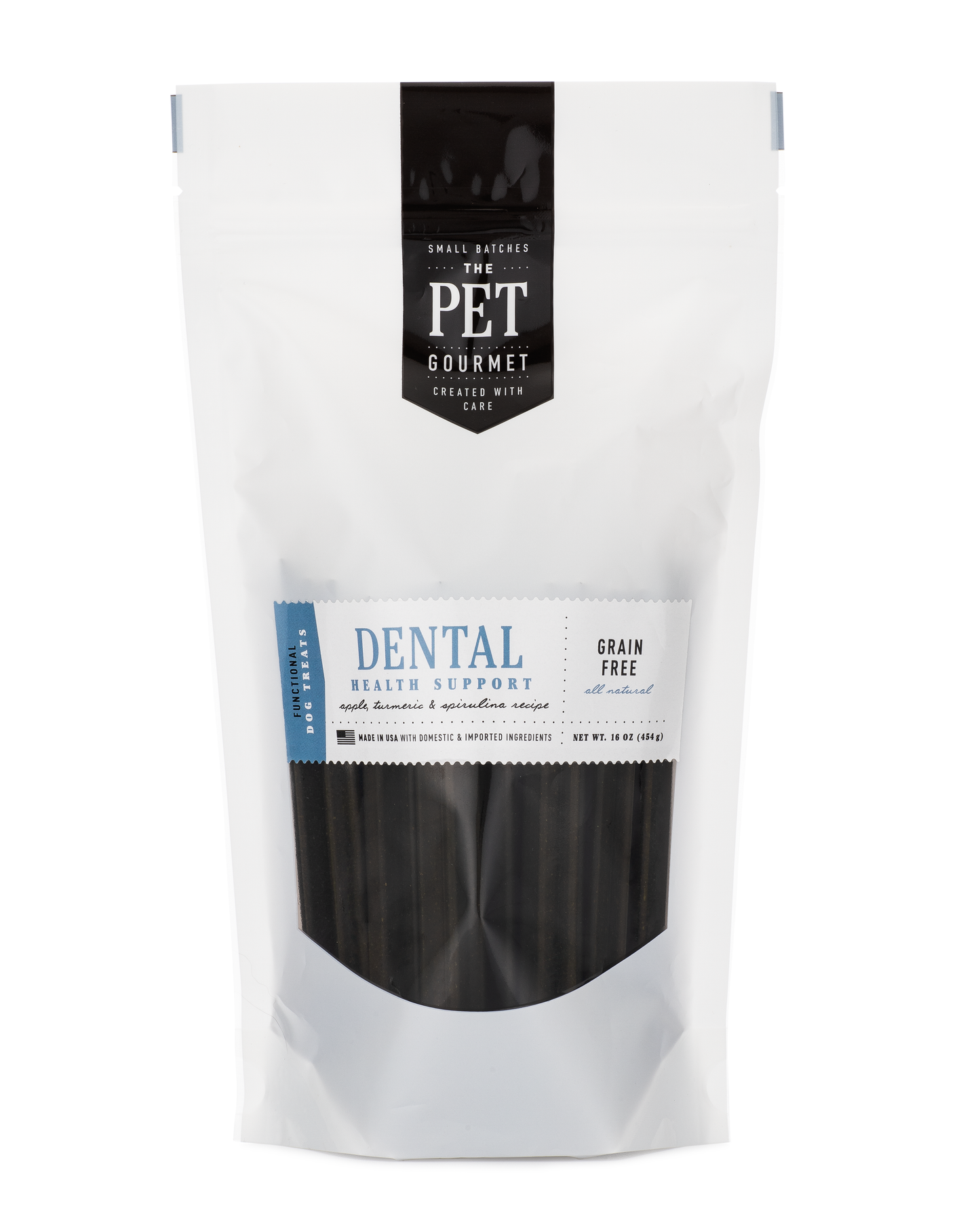 Large Dental Support Chew Sticks with Probiotics for Dogs – 16 oz
