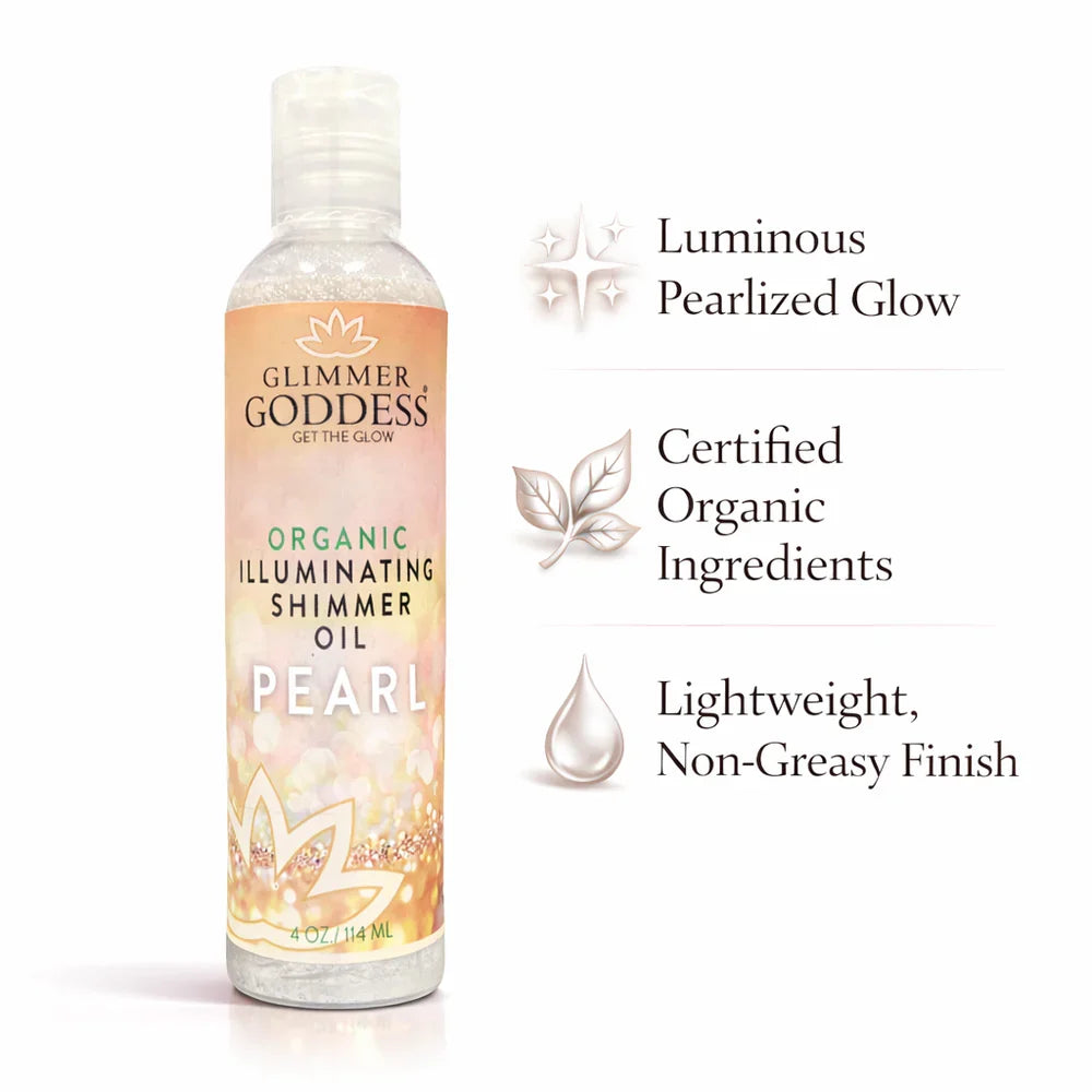 Glimmer Goddess Organic Illuminating Shimmer Oil