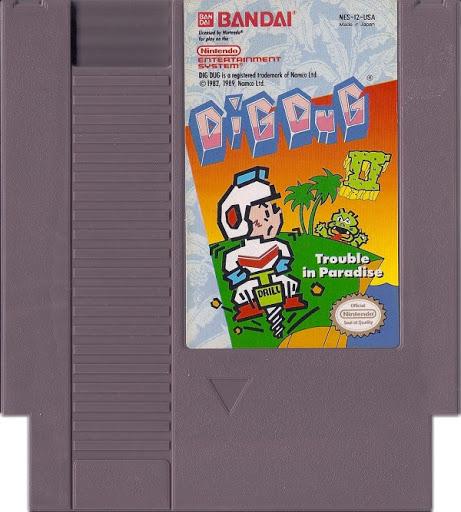 Dig Dug II: Problemas en el Paraíso - NES