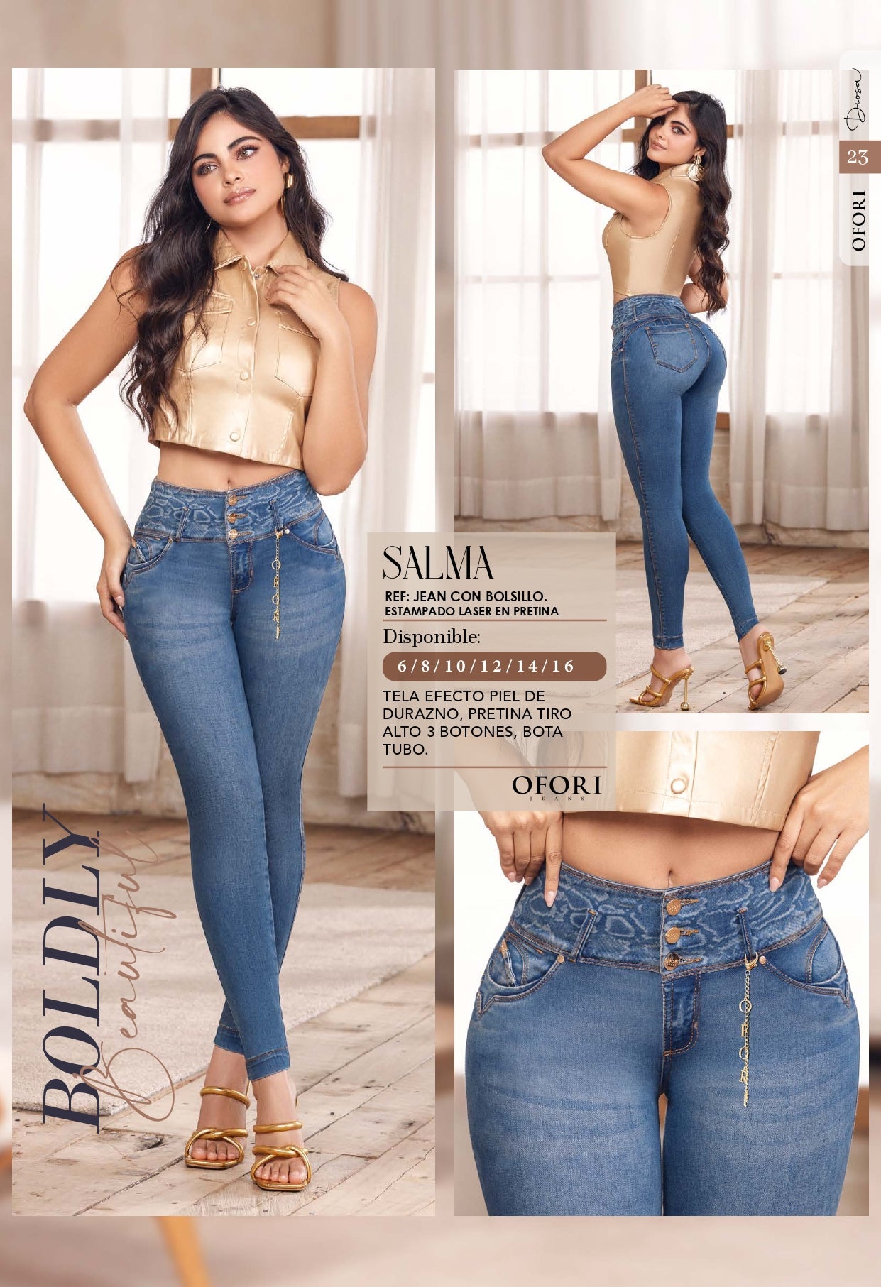 Salma 100% Authentic Colombian Push Up Jeans