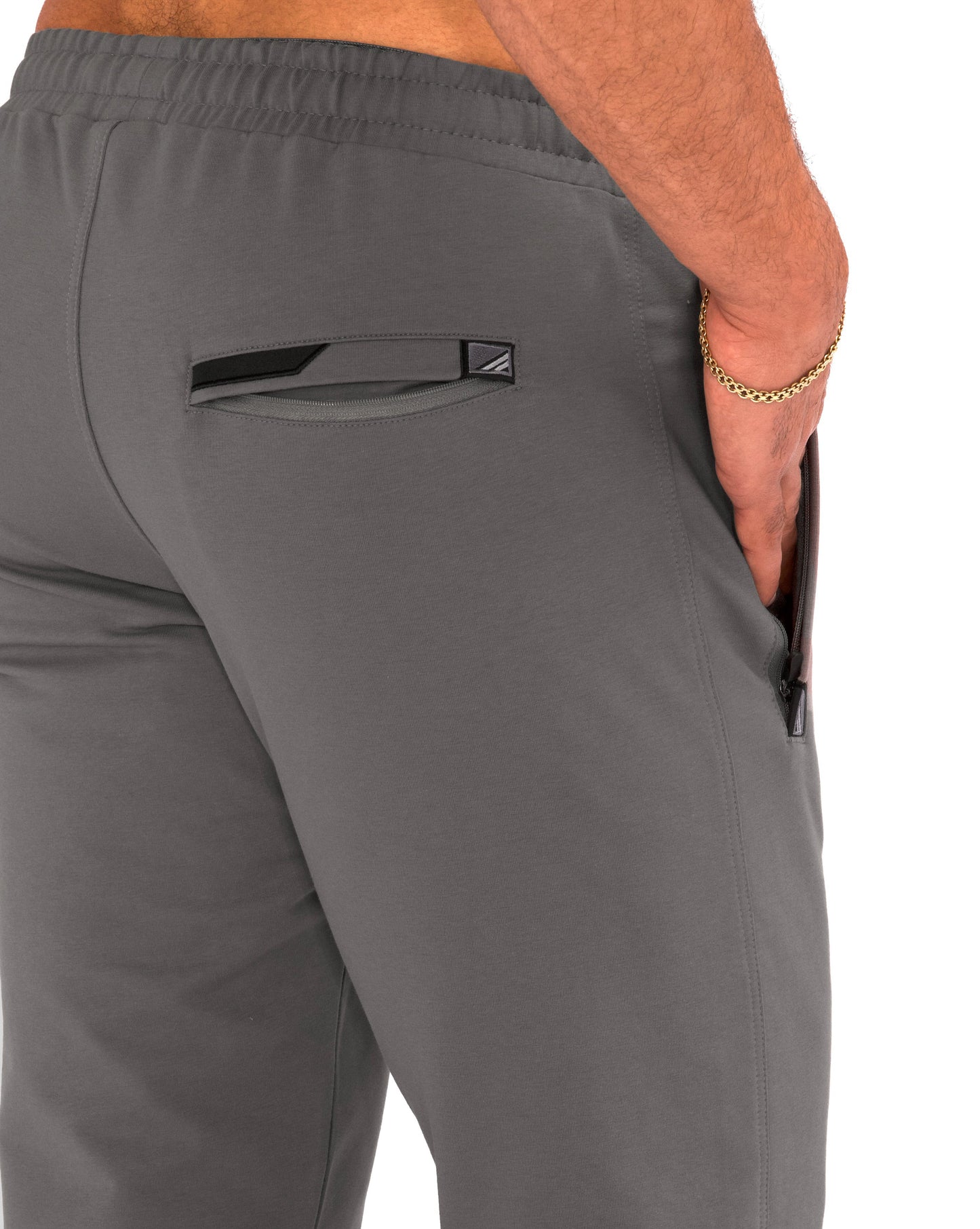 Pantalones de chándal deportivos de comodidad diaria - Ajuste cónico (talla alta)