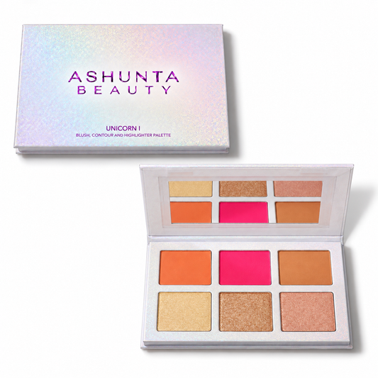 Ashunta Sheriff Beauty Unicorn Blush & Highlighter Palette