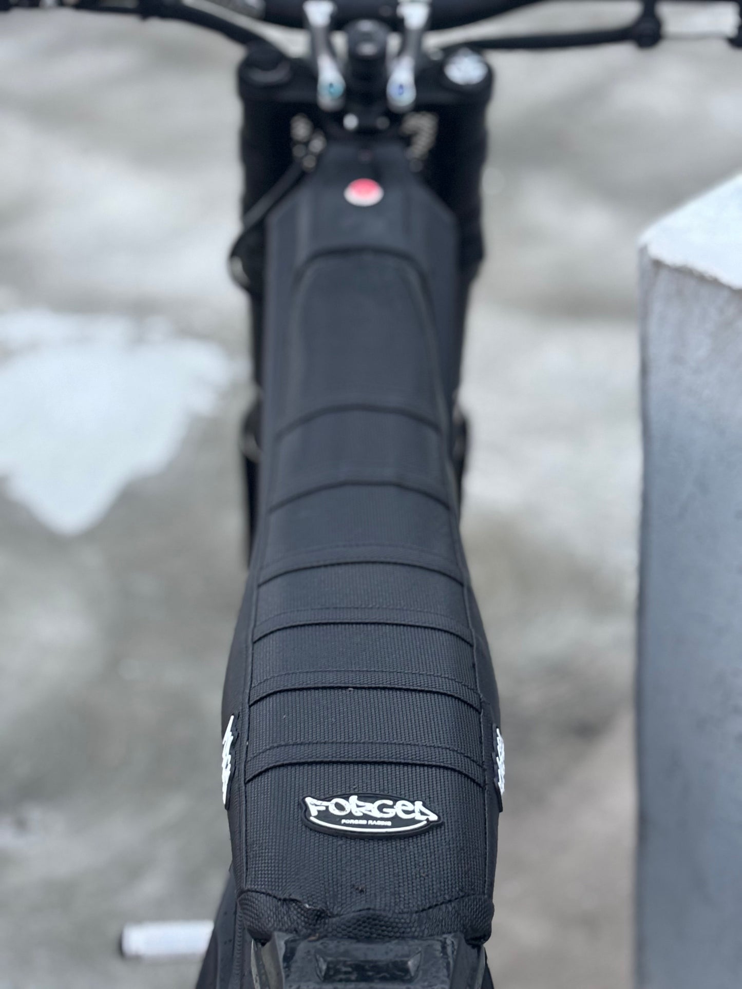 Funda de asiento de carreras forjada