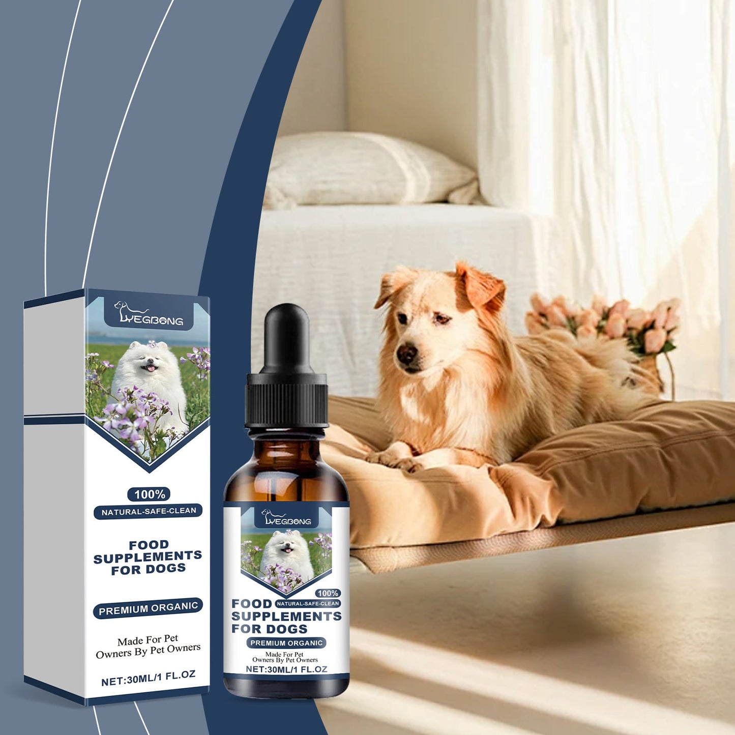 Suplemento Alimenticio para Perros, Suplemento Dietético Saludable que Refuerza el Sistema Inmunológico para Perros
