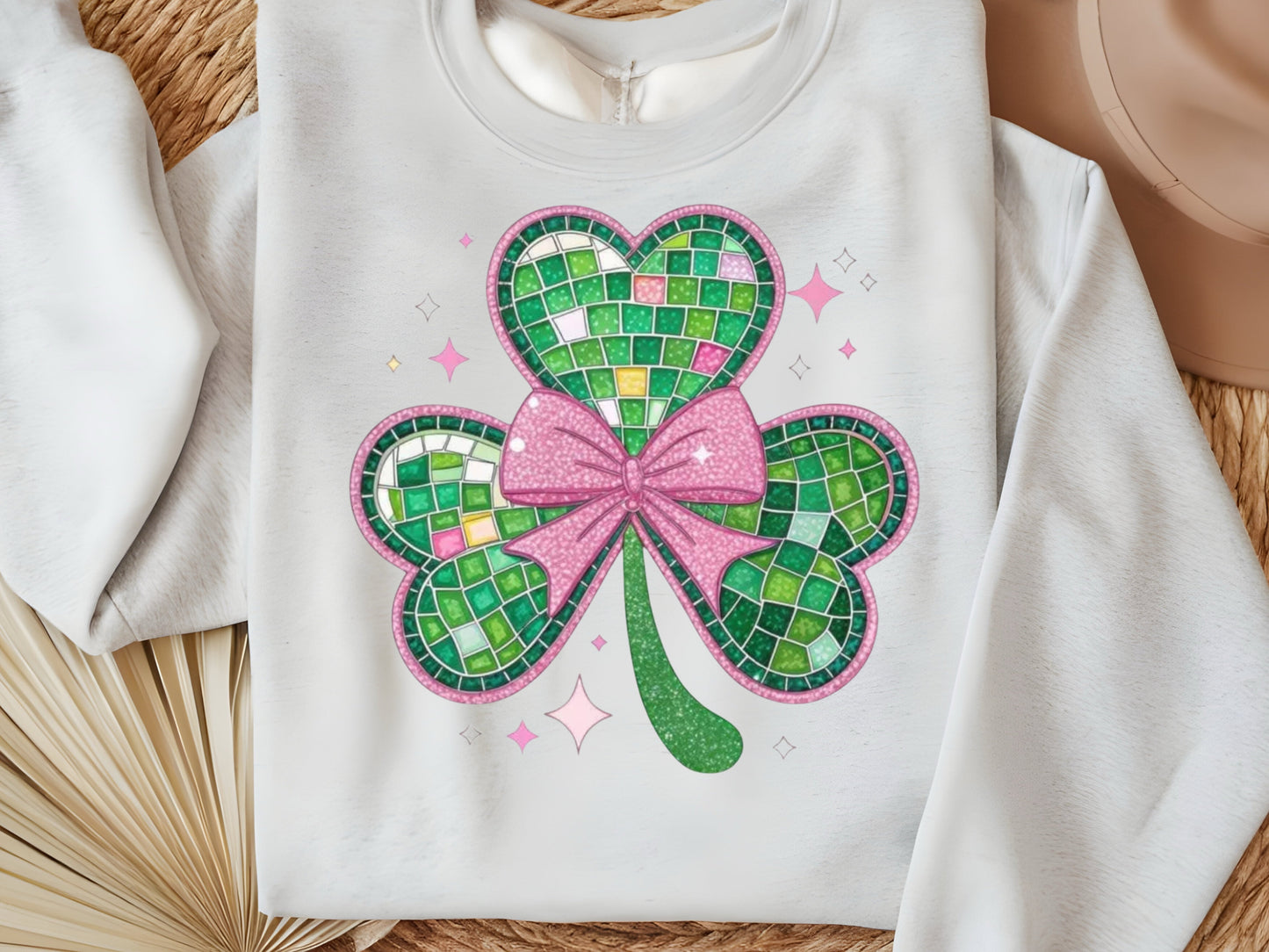 Shamrocks and Bows sweatshirt