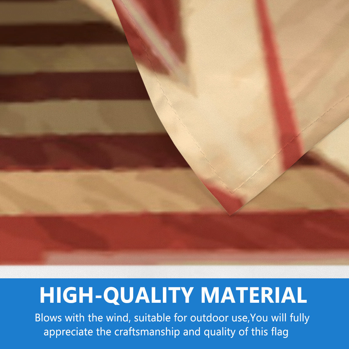 3D Illusion American Flag 5' x 8' Outdoor Double-sided Flag Banner