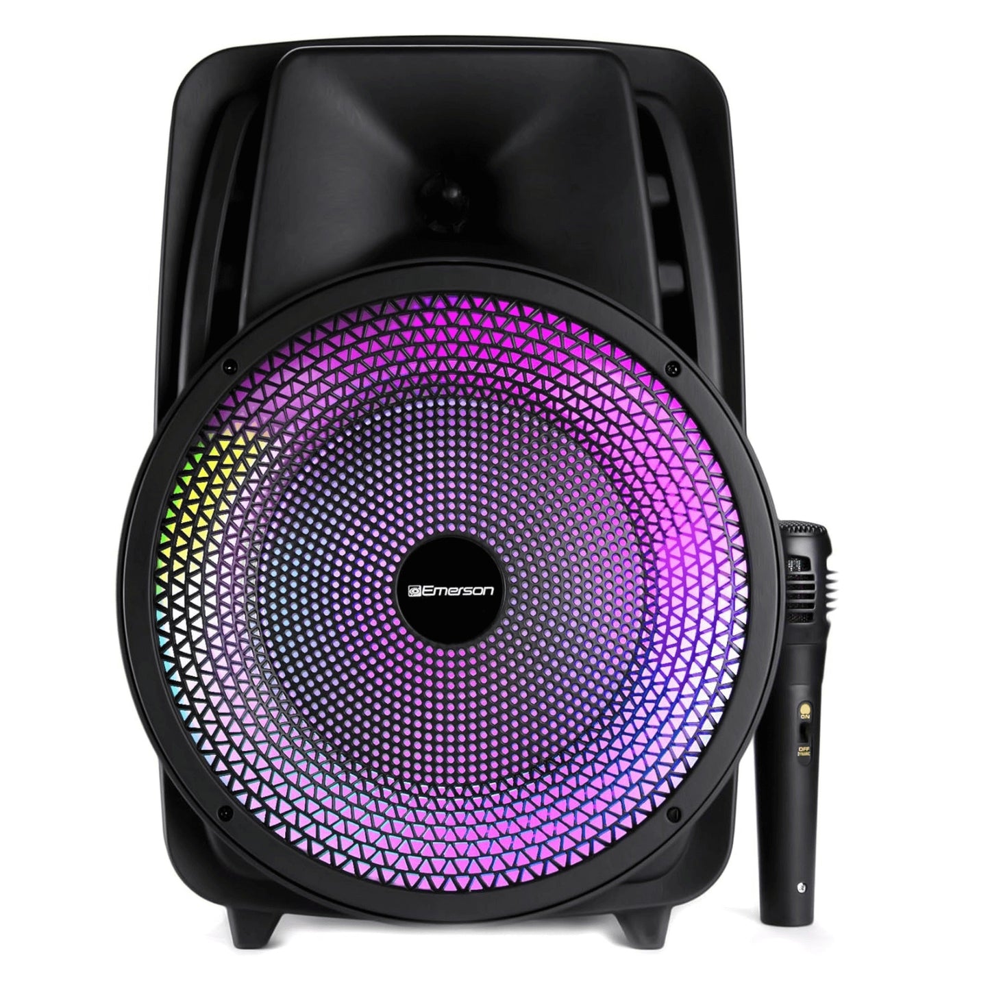 Portable 8" Bluetooth Party Speaker with Disco Light and Stand