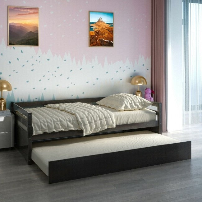 Cama Nido Twin/Twin Estilo Dormitorio en Espresso