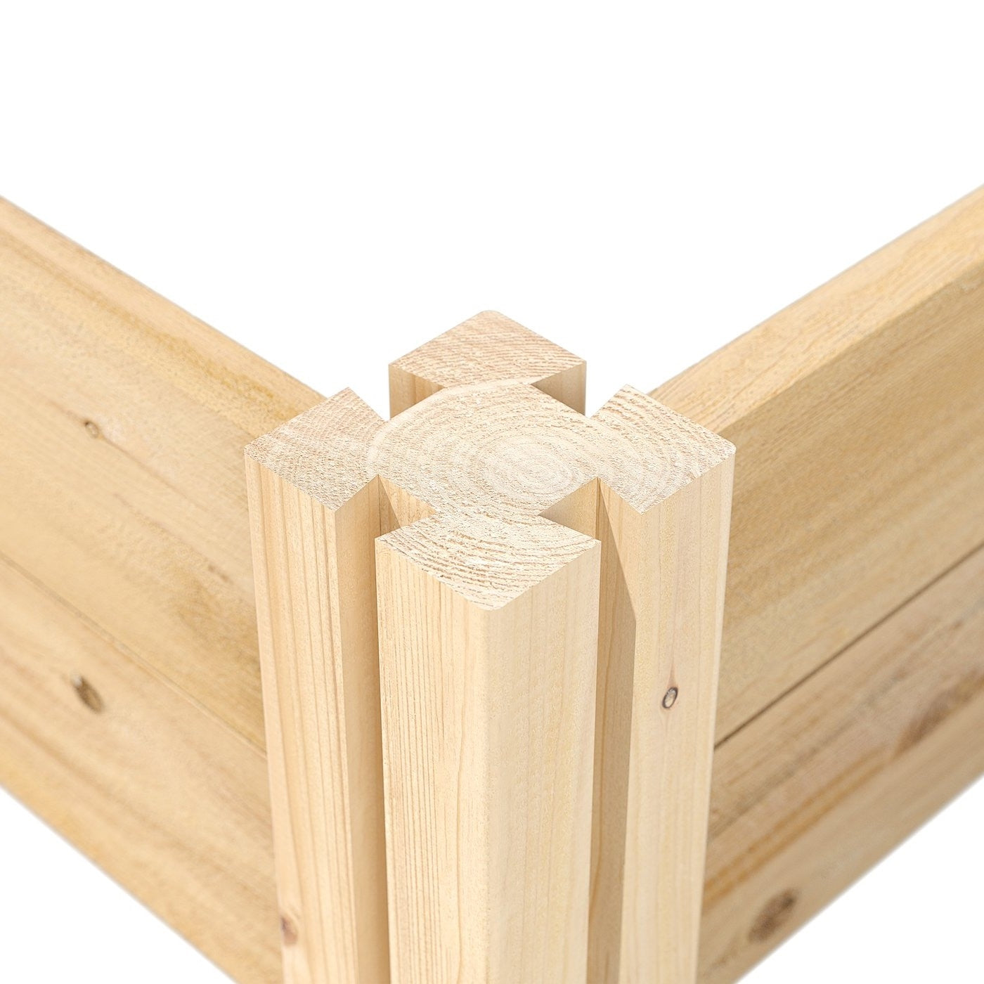 Huerto Elevado de Madera de Cedro de 4 ft x 12 ft y 3 Niveles - Hecho en EE. UU.