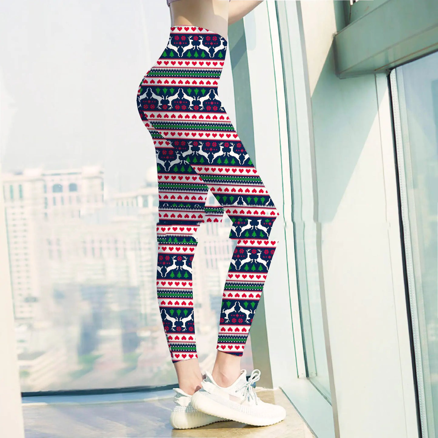 Personalized Christmas Leggings for Yoga Practice