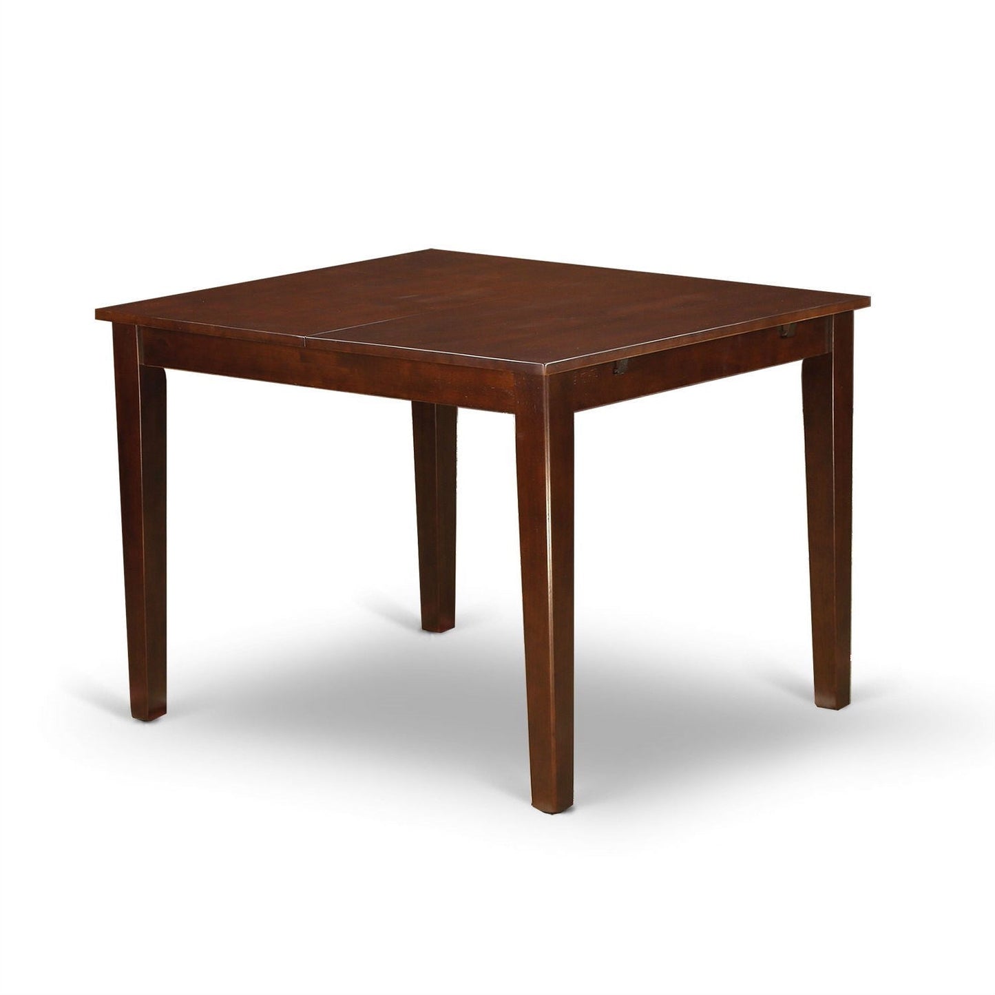 Juego de comedor de 7 piezas estilo Mission con acabado de madera de caoba