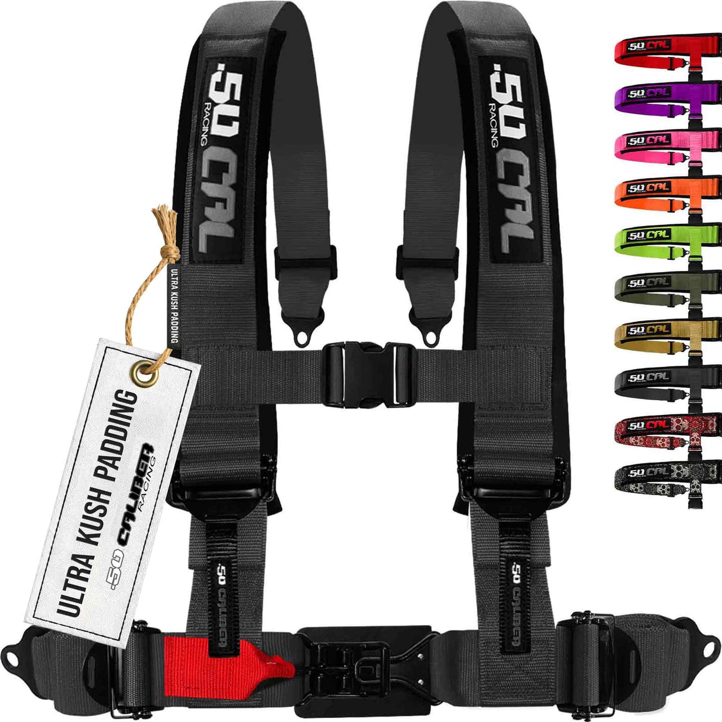2" & 3" 4pt & 5pt Elite Series Race Latch "EZ" Adjust Harness