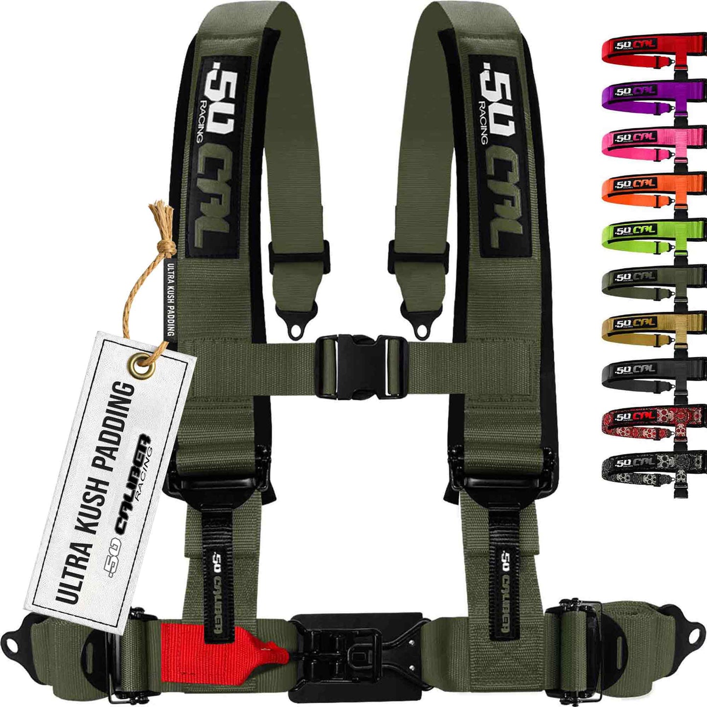 2" & 3" 4pt & 5pt Elite Series Race Latch "EZ" Adjust Harness