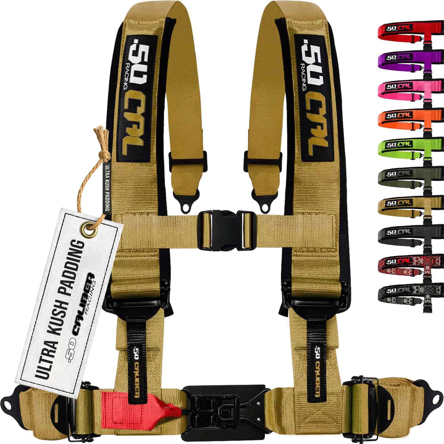 2" & 3" 4pt & 5pt Elite Series Race Latch "EZ" Adjust Harness
