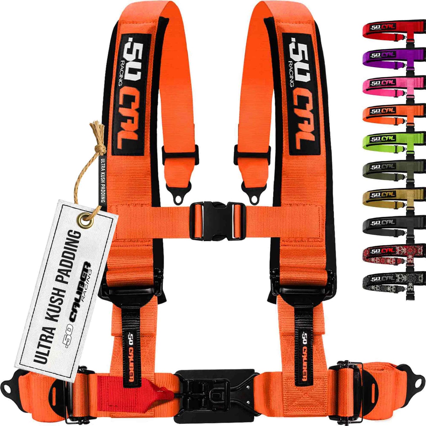 2" & 3" 4pt & 5pt Elite Series Race Latch "EZ" Adjust Harness