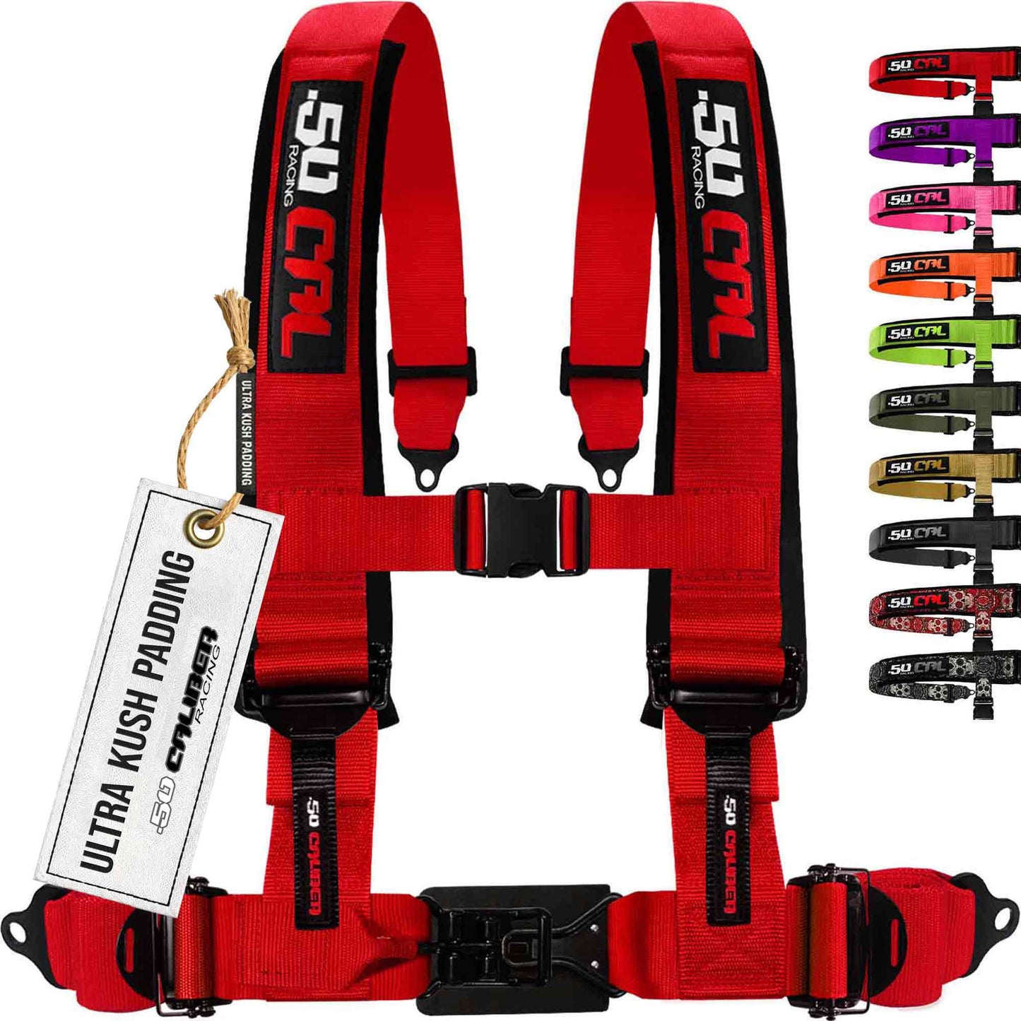 2" & 3" 4pt & 5pt Elite Series Race Latch "EZ" Adjust Harness