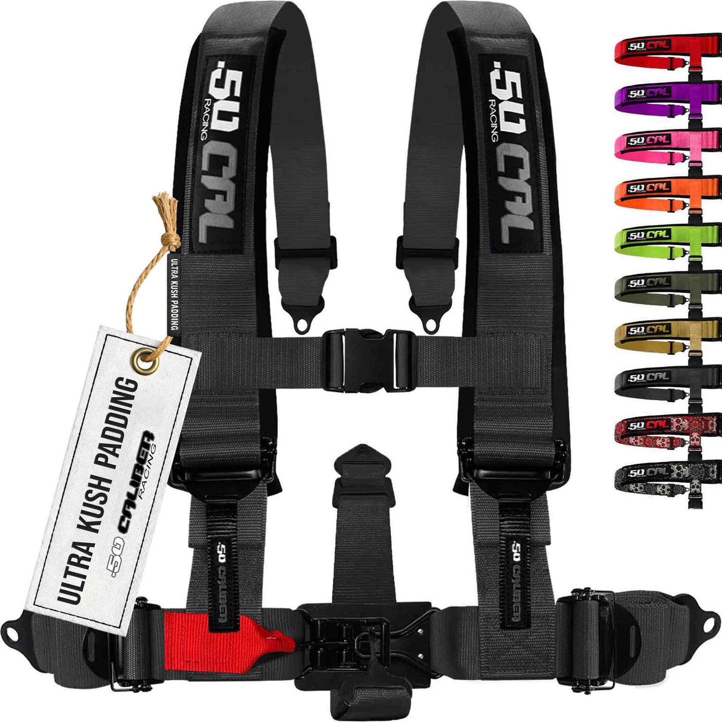 2" & 3" 4pt & 5pt Elite Series Race Latch "EZ" Adjust Harness