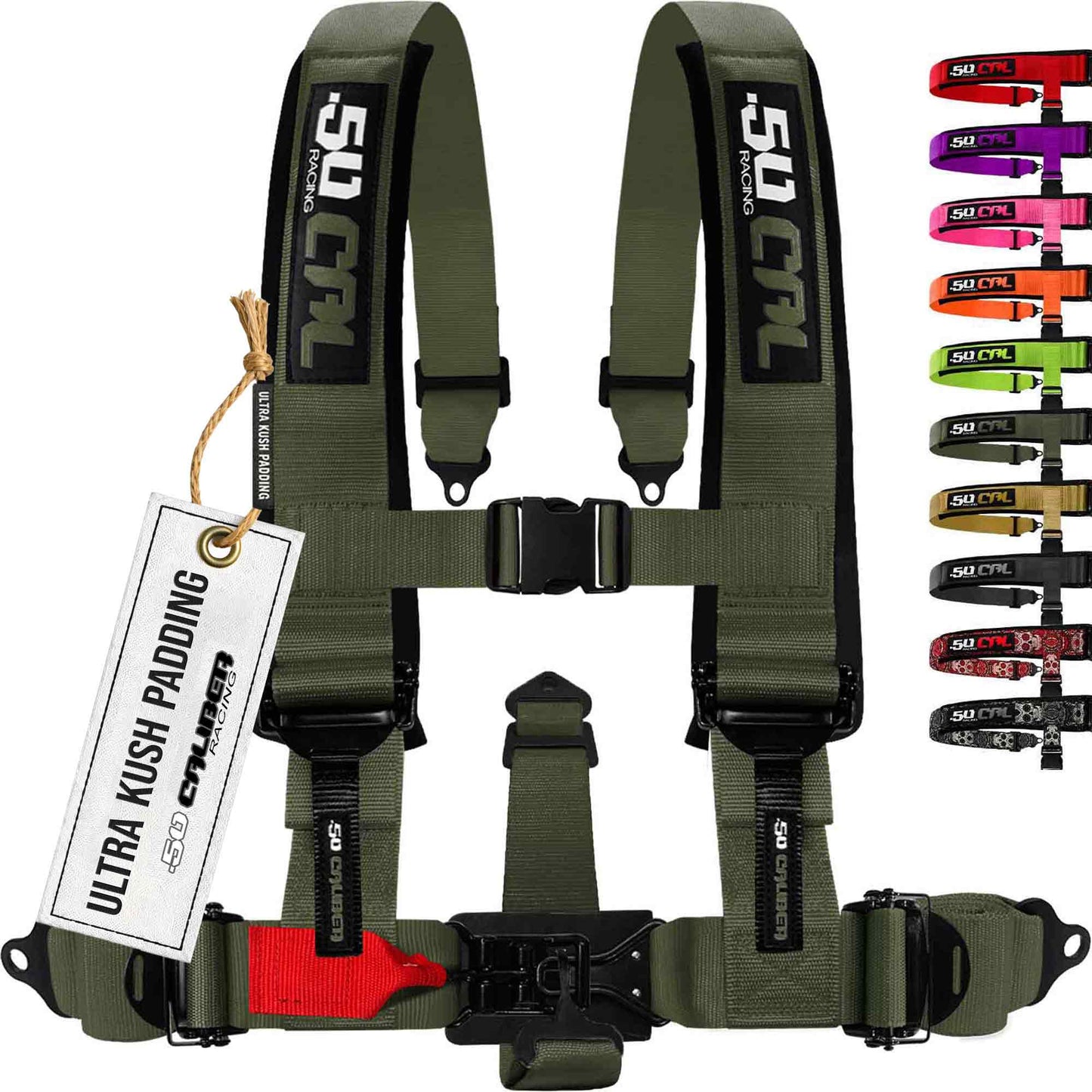 2" & 3" 4pt & 5pt Elite Series Race Latch "EZ" Adjust Harness