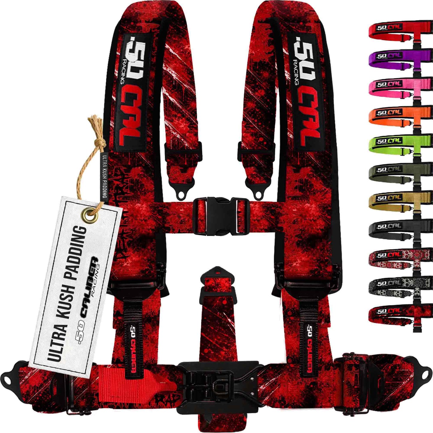 2" & 3" 4pt & 5pt Elite Series Race Latch "EZ" Adjust Harness