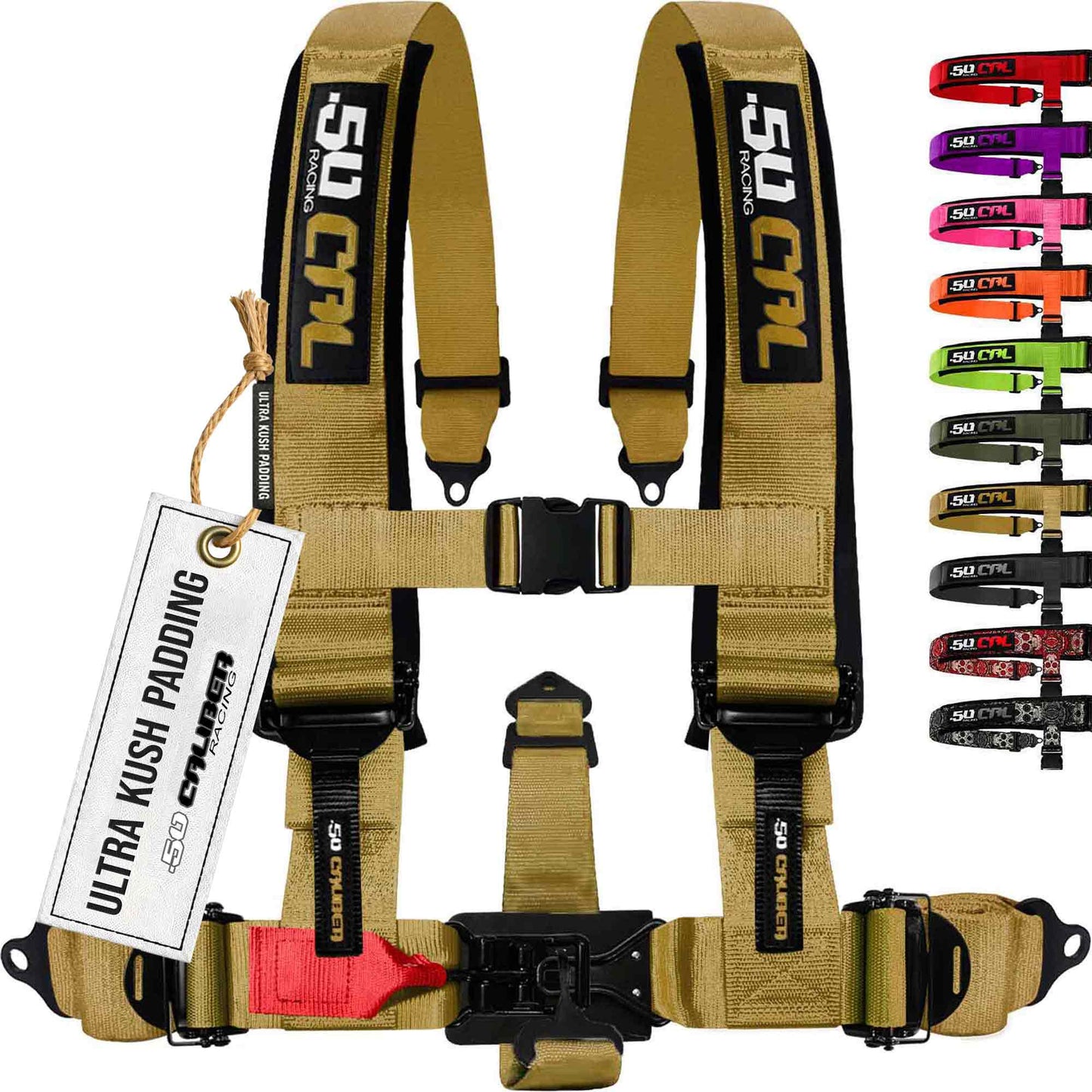 2" & 3" 4pt & 5pt Elite Series Race Latch "EZ" Adjust Harness