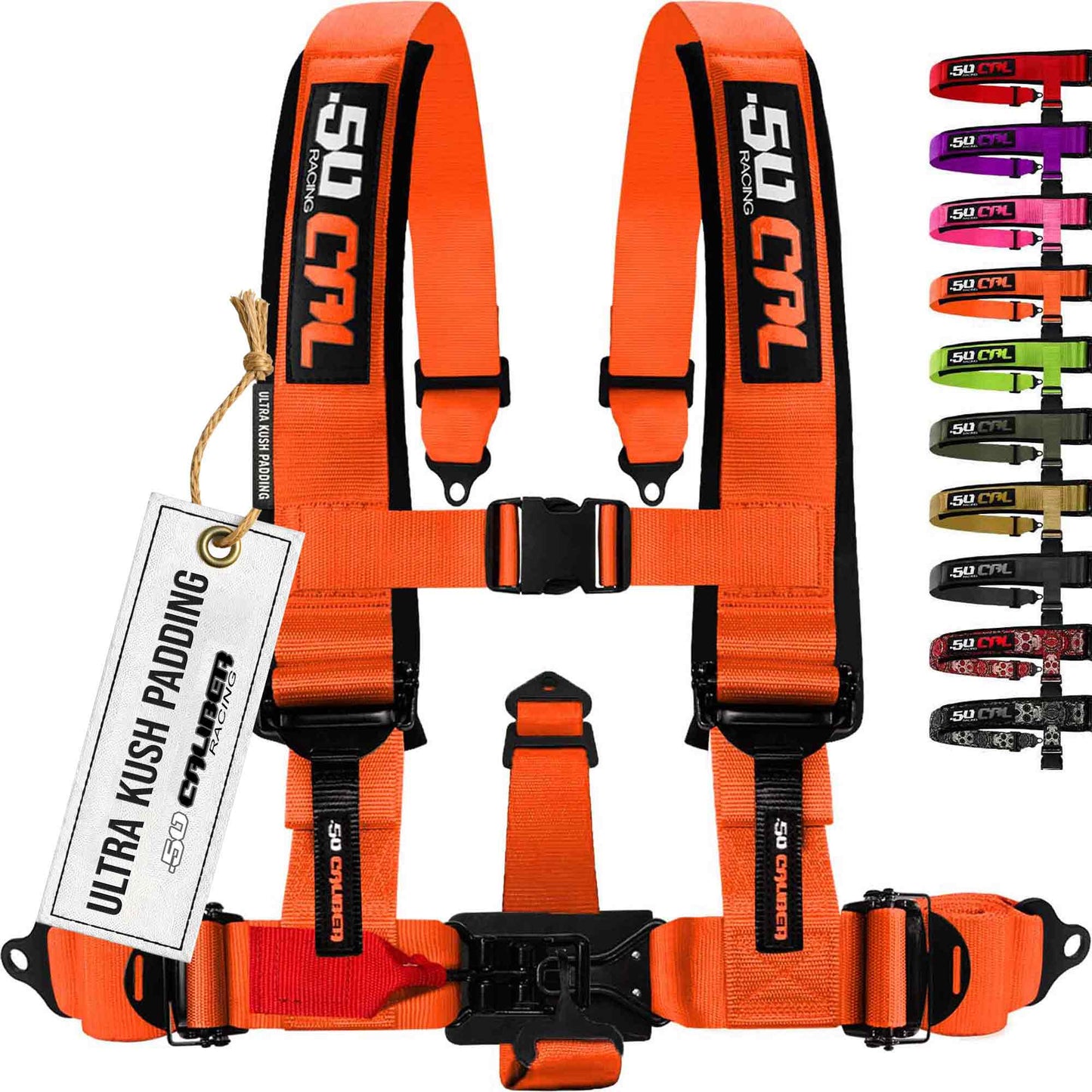 2" & 3" 4pt & 5pt Elite Series Race Latch "EZ" Adjust Harness