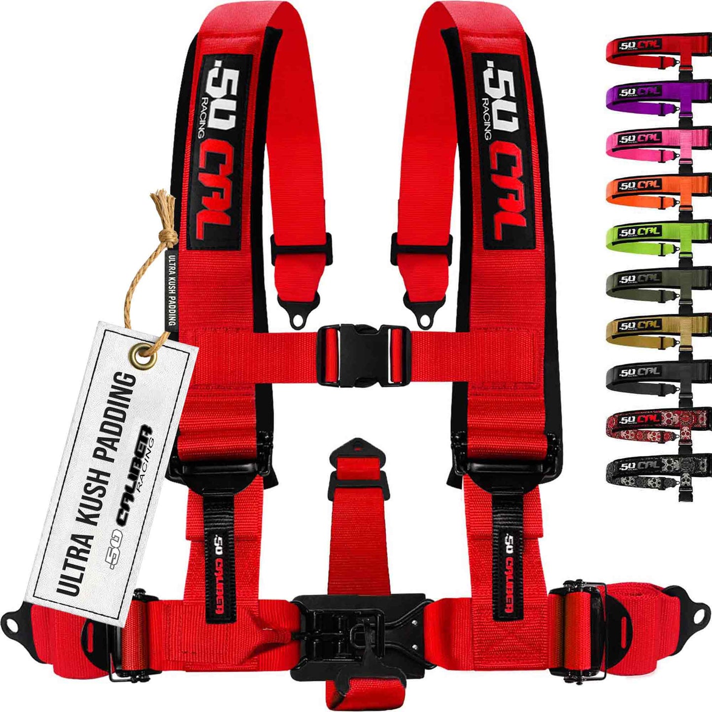 2" & 3" 4pt & 5pt Elite Series Race Latch "EZ" Adjust Harness