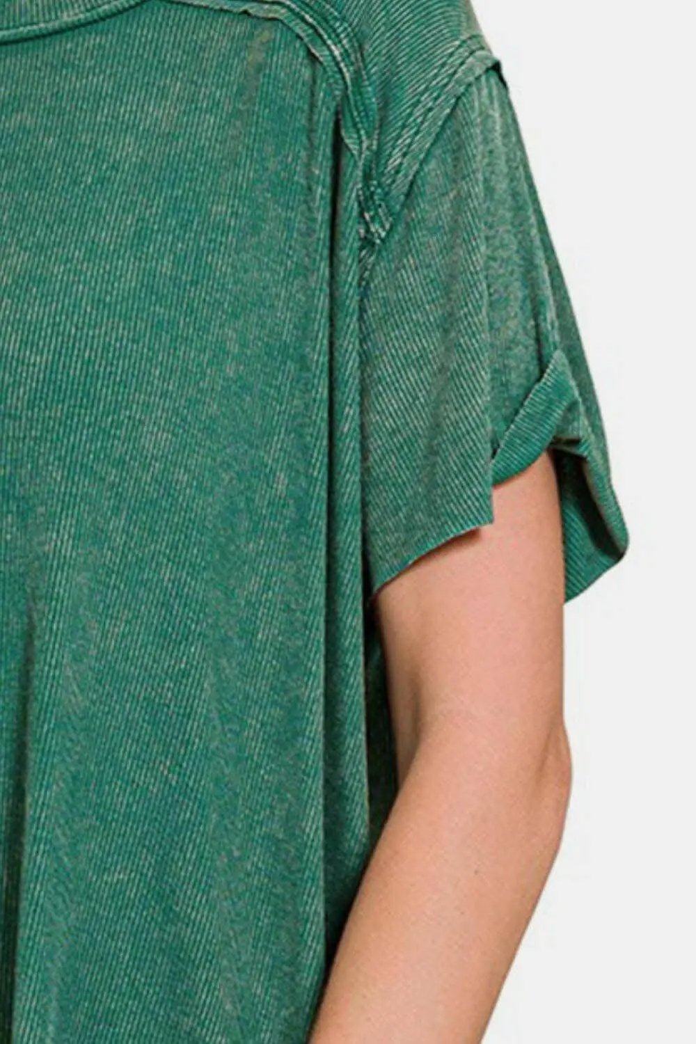 Trendsi Ribbed Top Long Sleeve — Chic Everyday Elegance