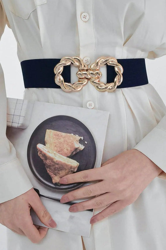 Accessories Trendsi Elastic belt with zinc alloy buckle