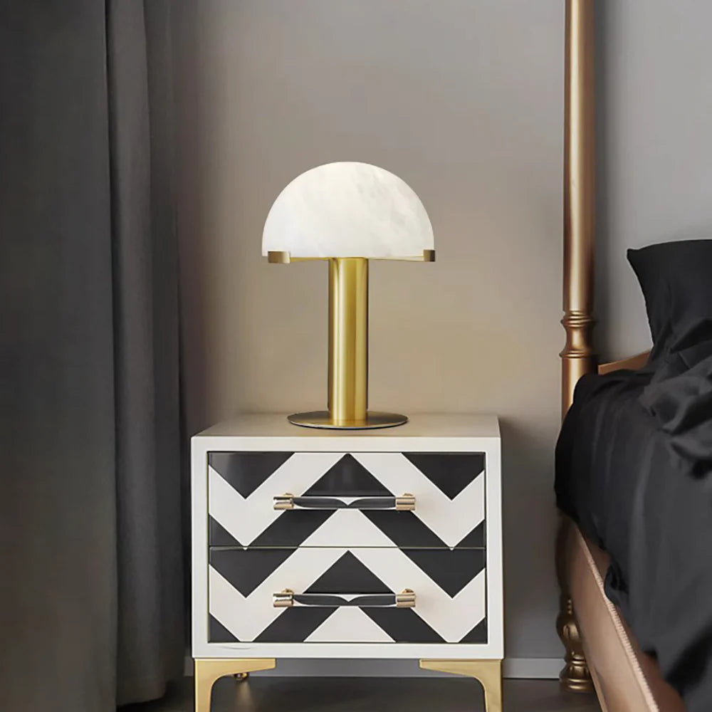 Lámpara de mesa Elegance Alabaster