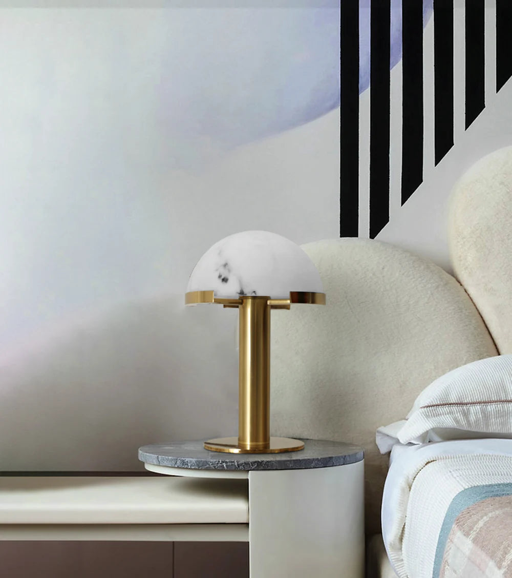 Lámpara de mesa Elegance Alabaster