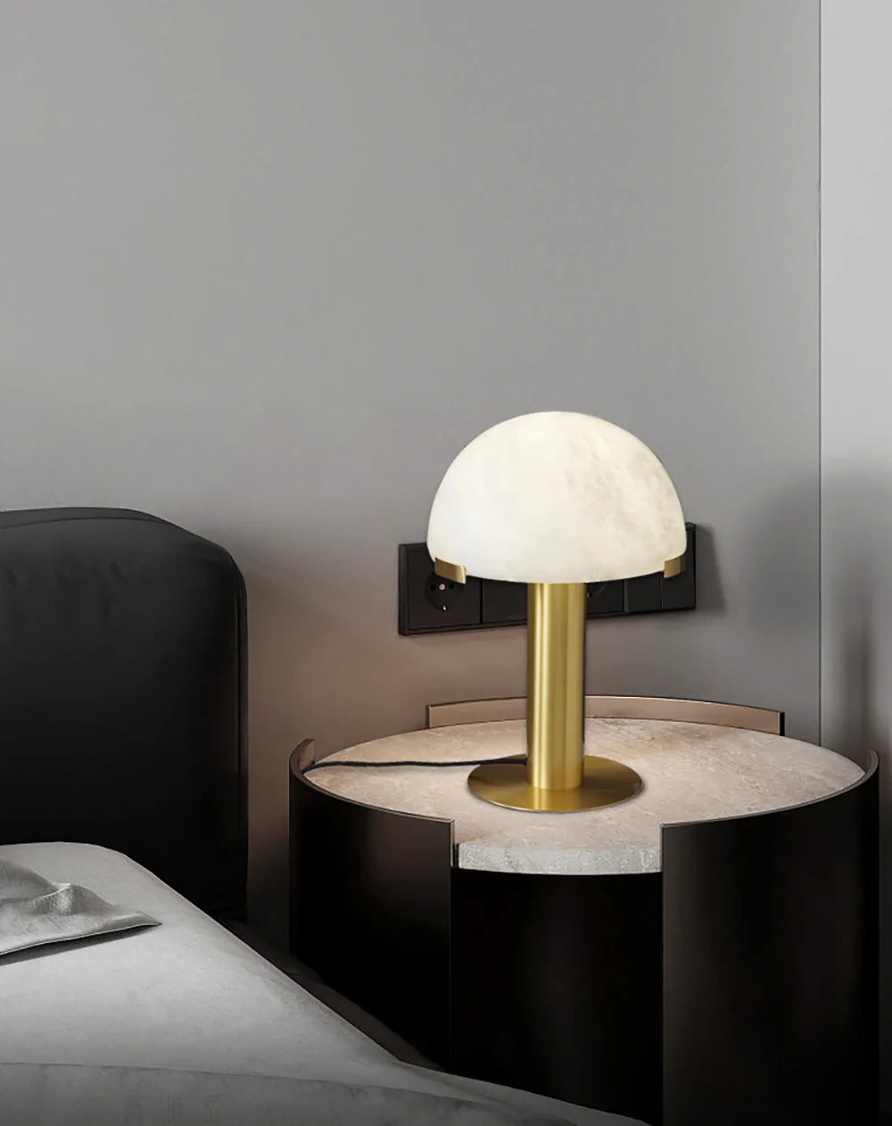 Lámpara de mesa Elegance Alabaster