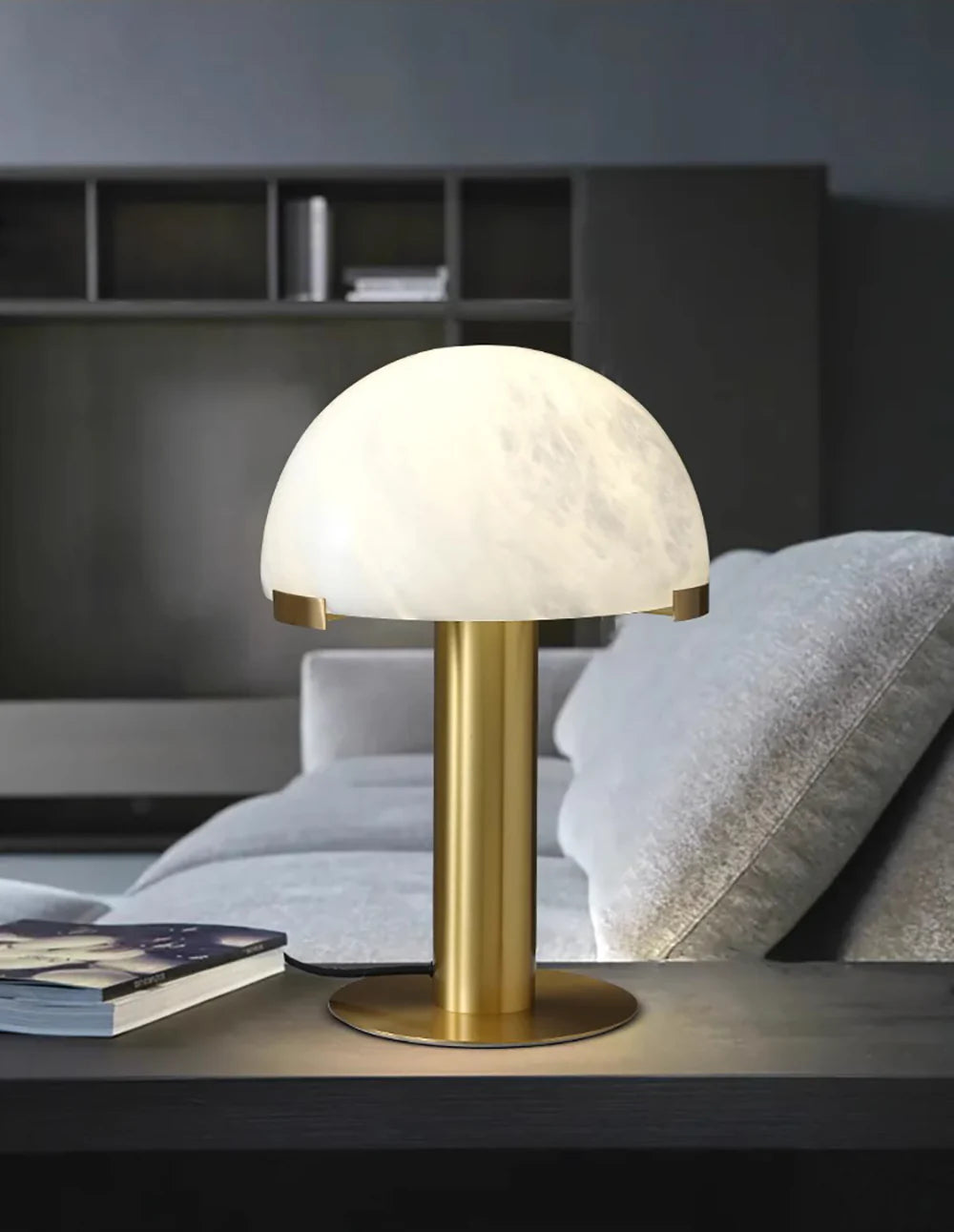 Lámpara de mesa Elegance Alabaster