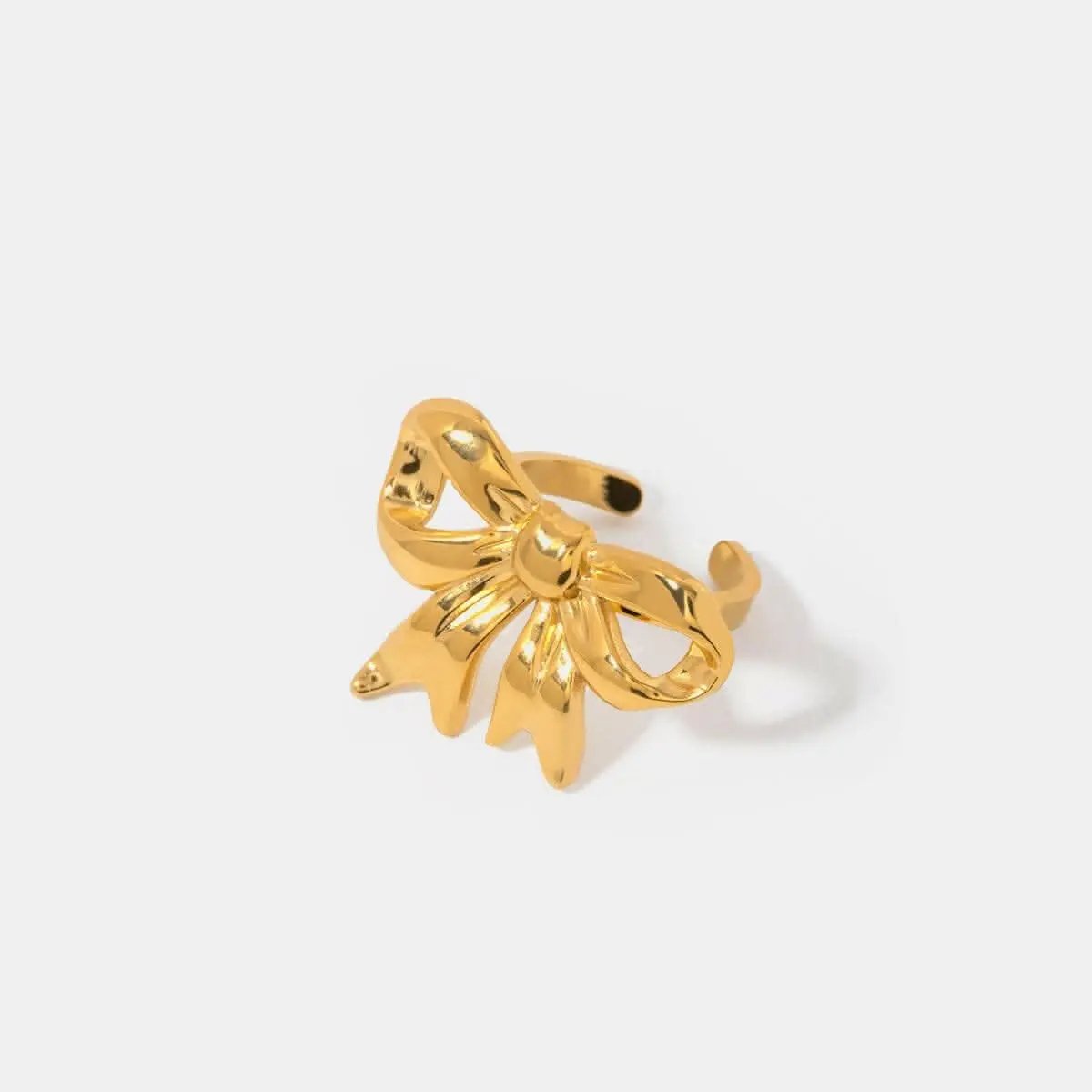 T-Shirts Trendsi just arrived - Elegant Gold-Plated Bow Ring