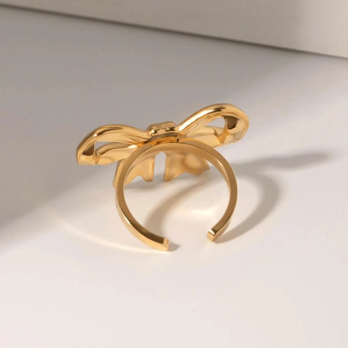 T-Shirts Trendsi just arrived - Elegant Gold-Plated Bow Ring