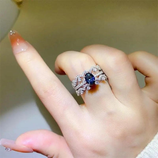 Llegaron las camisetas de Trendsi - Elegante anillo de moissanita de 1 quilate