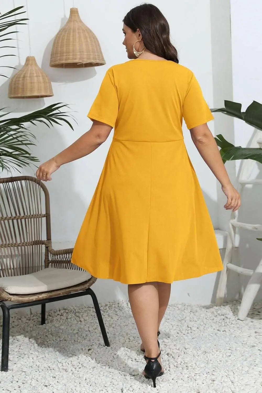 Trendsi Plus Size Maxi Dress - Sheer Flowy Elegant Style