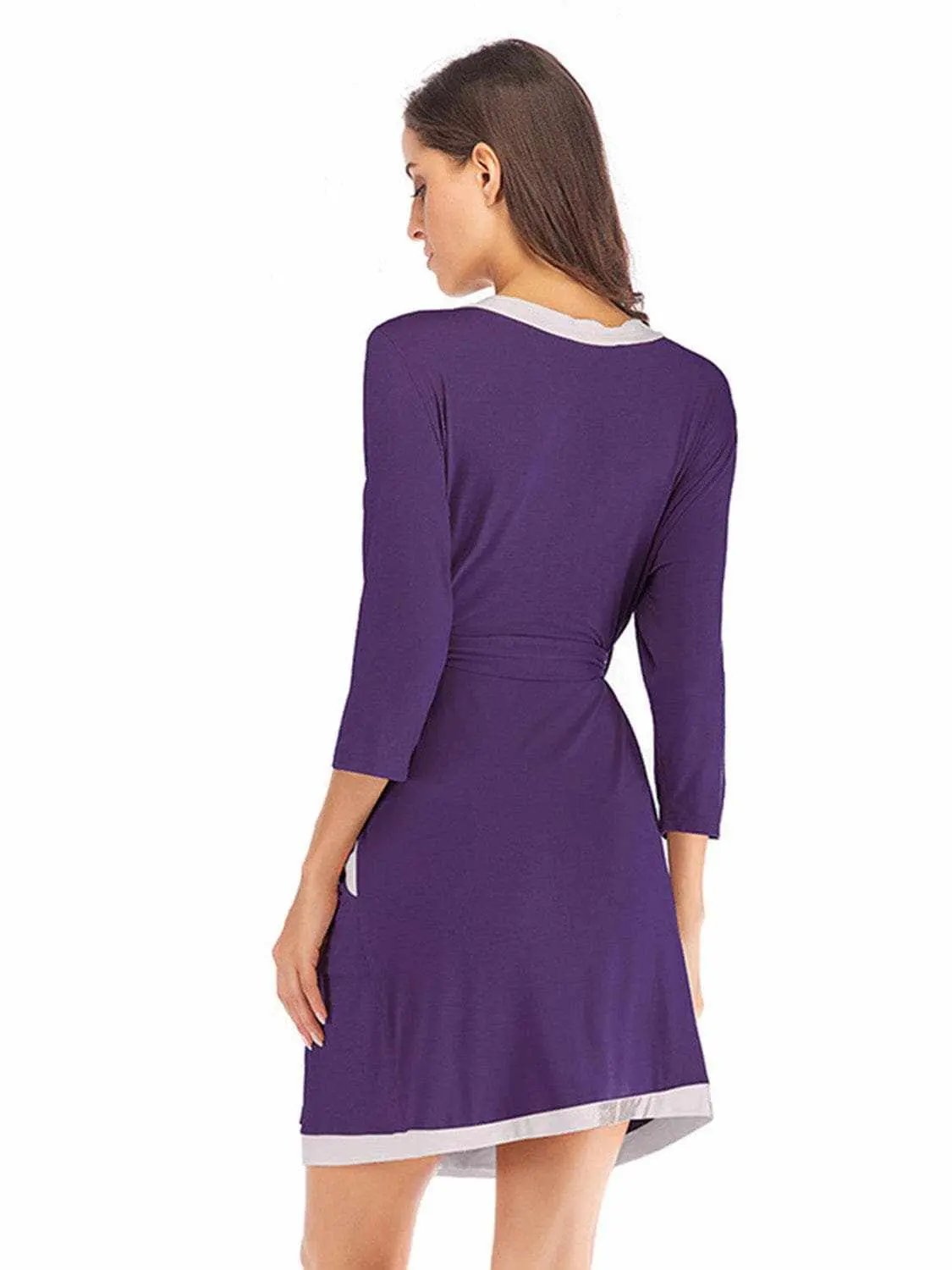 Accessories Trendsi Elegant tie waist robe with pockets