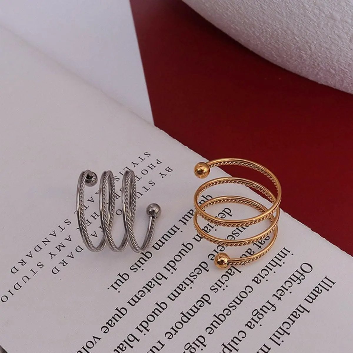 T-Shirts Trendsi just arrived - Elegant titanium steel wrap ring