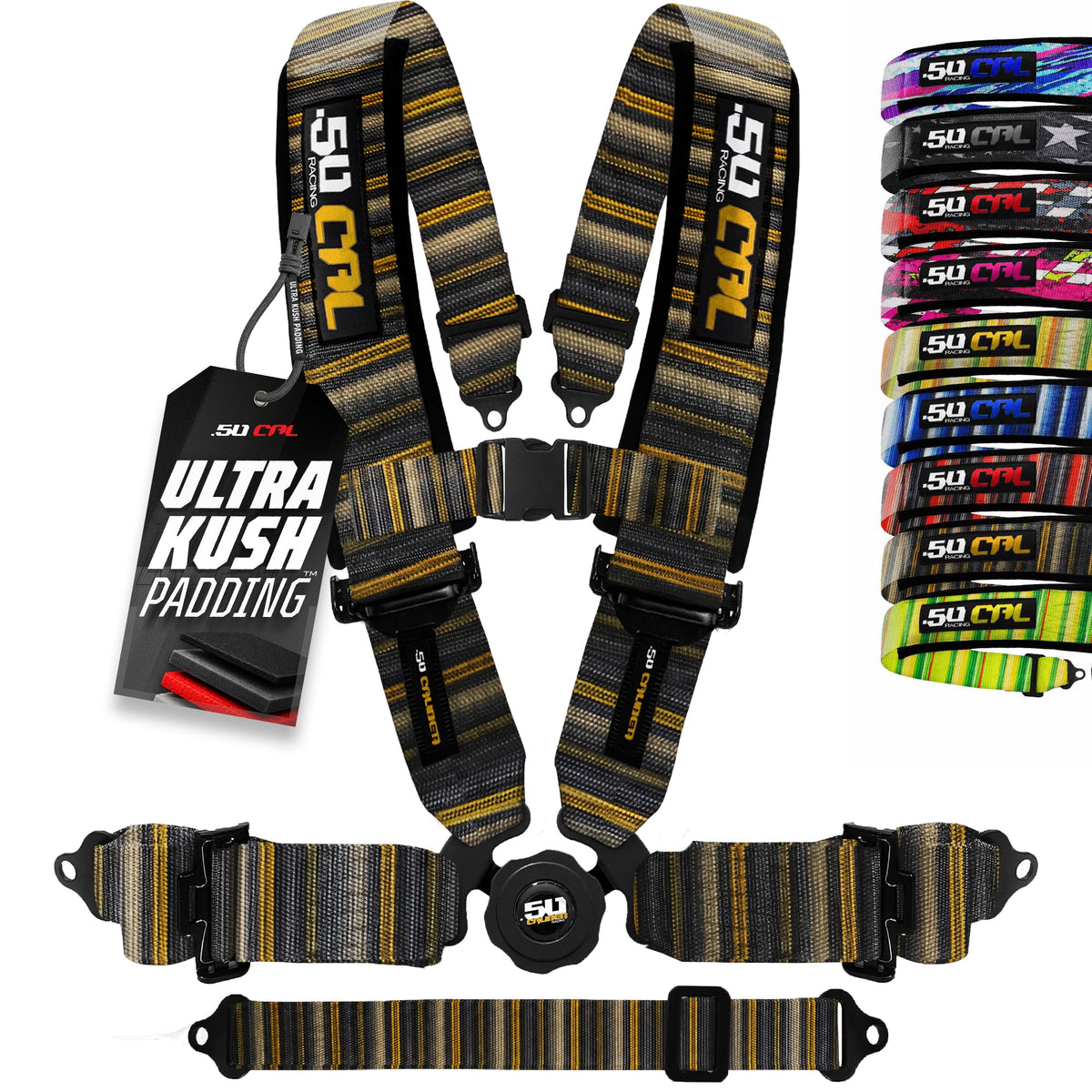 2" & 3" 4 point & 5 point Harness Camlock Racing Harness