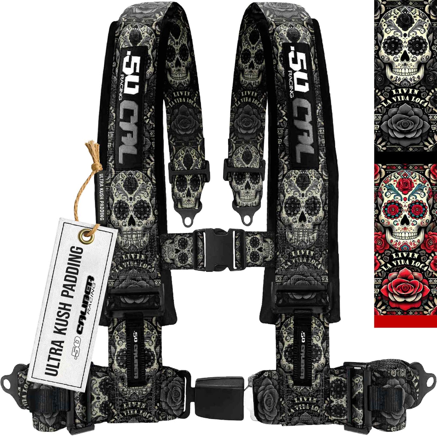 Elite Series 2" & 3" 4 point Harness with push button release