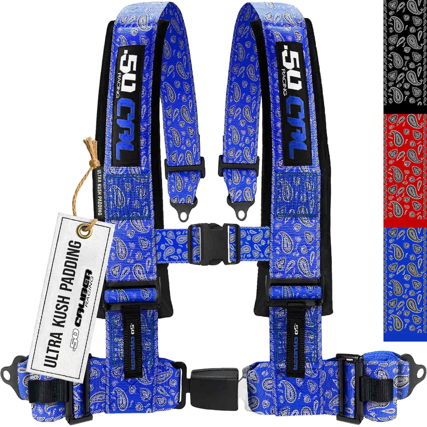 Elite Series 2" & 3" 4 point Harness with push button release