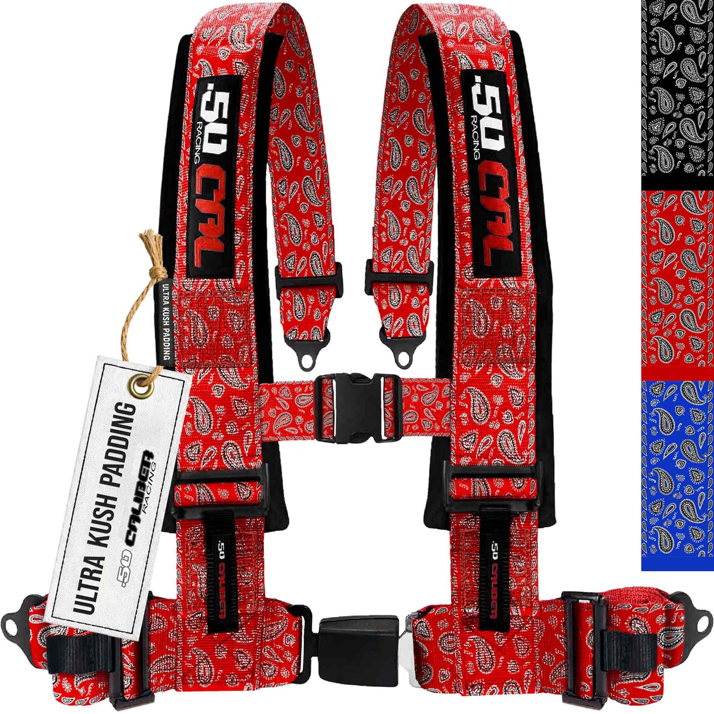 Elite Series 2" & 3" 4 point Harness with push button release