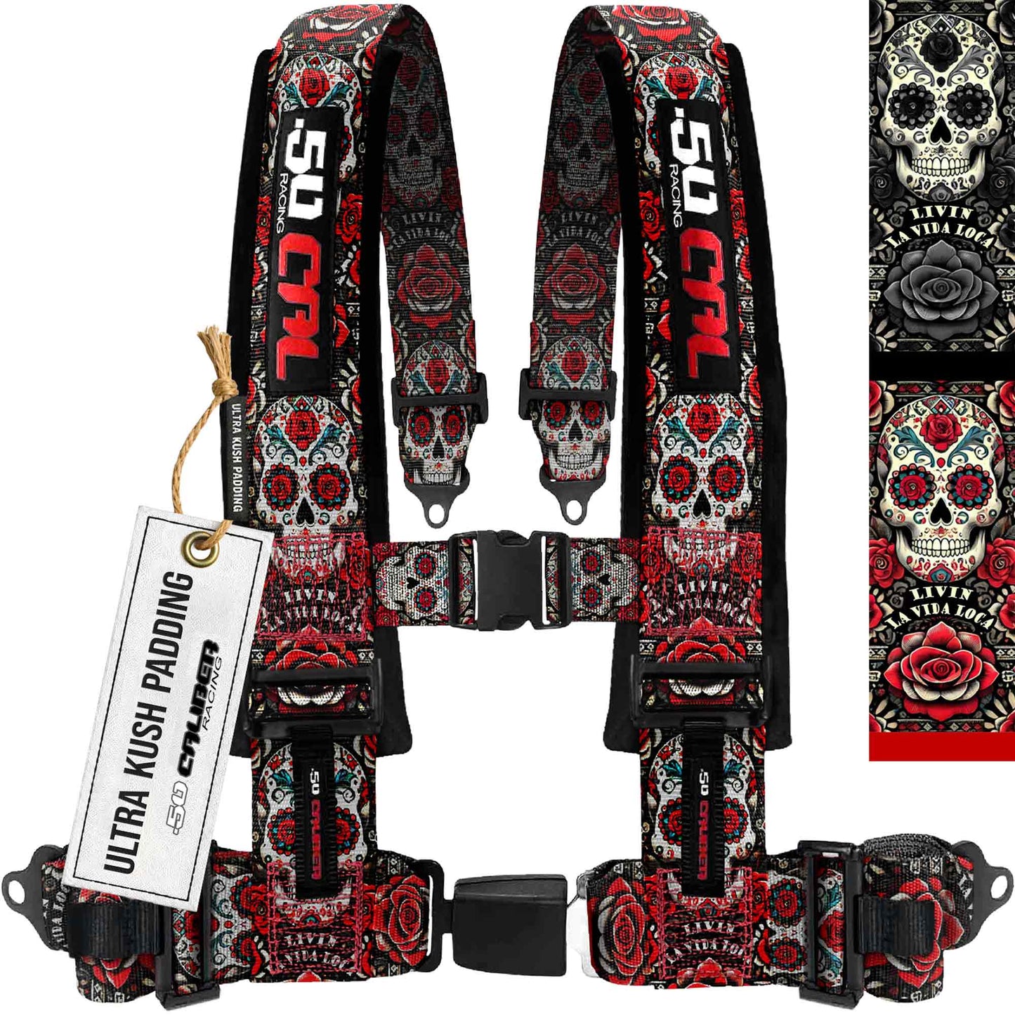 Elite Series 2" & 3" 4 point Harness with push button release