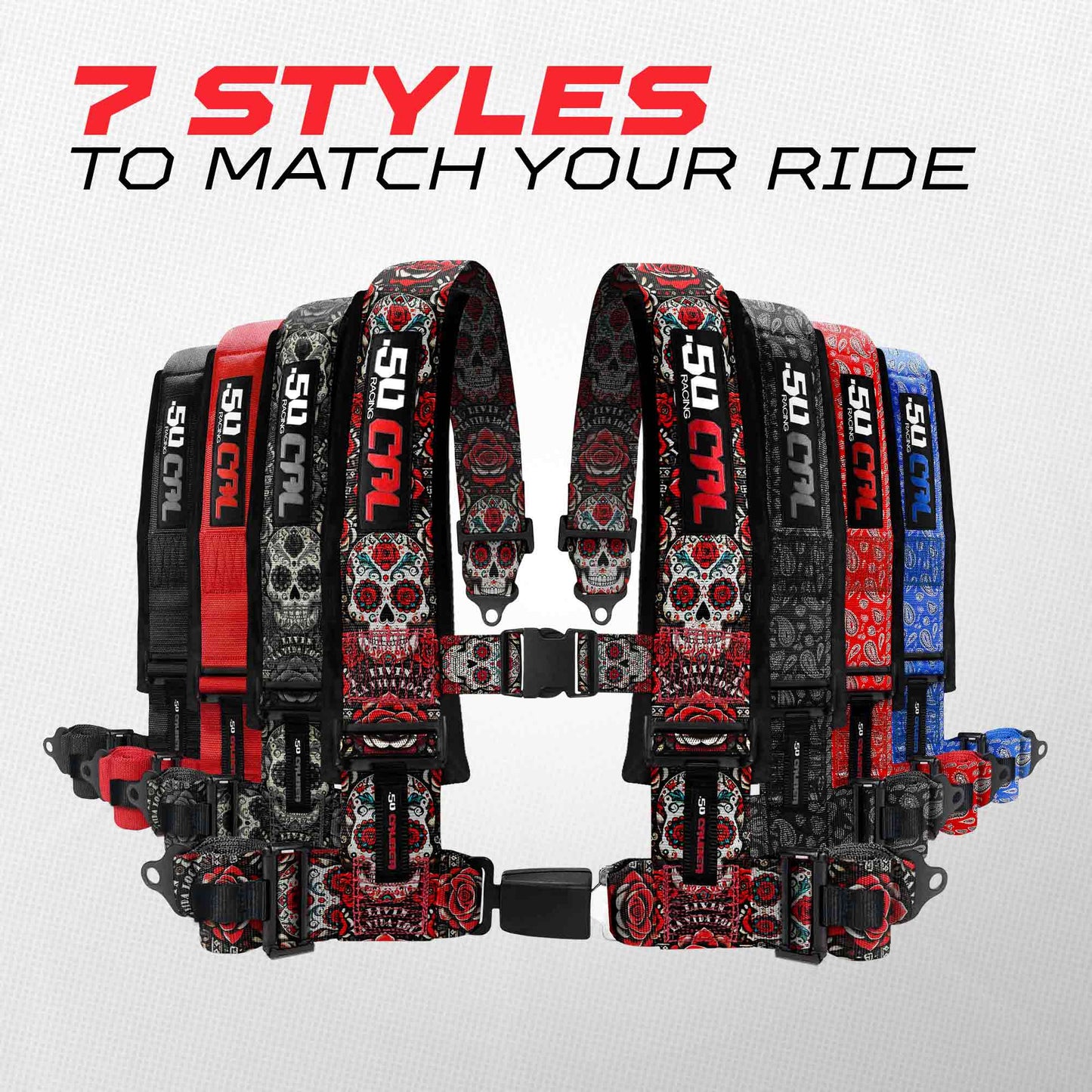 Elite Series 2" & 3" 4 point Harness with push button release